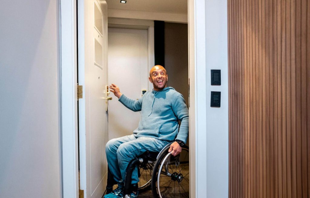 Comfortable temporary housing setup for an NDIS participant awaiting permanent accommodation.